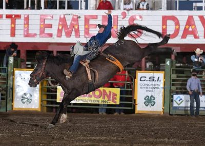 Cattlemen's Days Bronc Riding